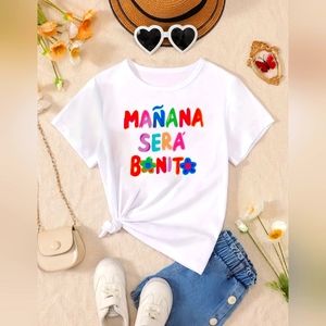 Karol G t-shirts for girls Mañana Sera Bonito